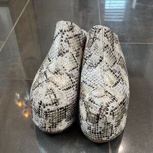 Snakeskin Patterned Women's Shoes